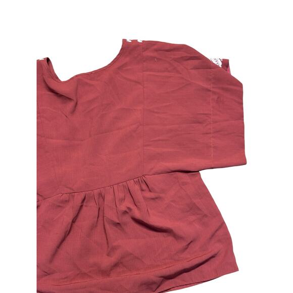Skies Are Blue Medium‎ Boho Top Embroidered Festival Maroon Empire | Stitch Fix - Picture 4 of 9